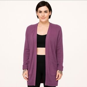 Lululemon Still at Ease Wrap sz 2 Vintage Plum Purple Mauve